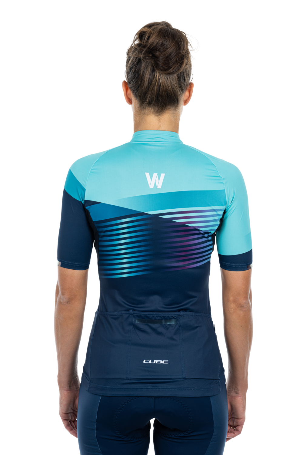 Tricou CUBE Teamline WS Jersey S/S Blue Mint M