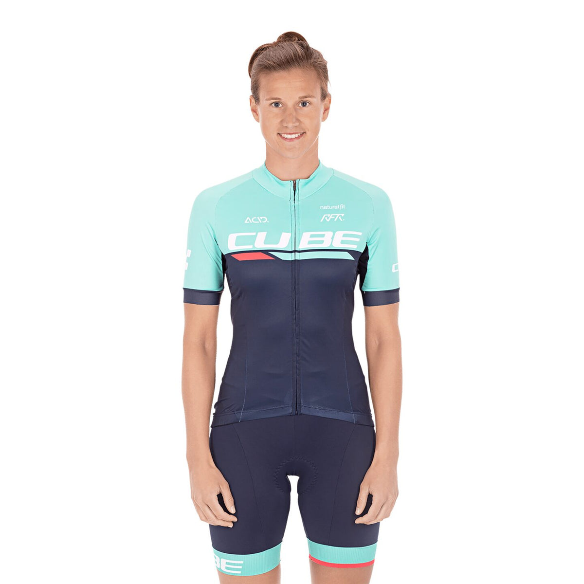 Tricou CUBE Teamline WS Jersey S/S Blue Mint