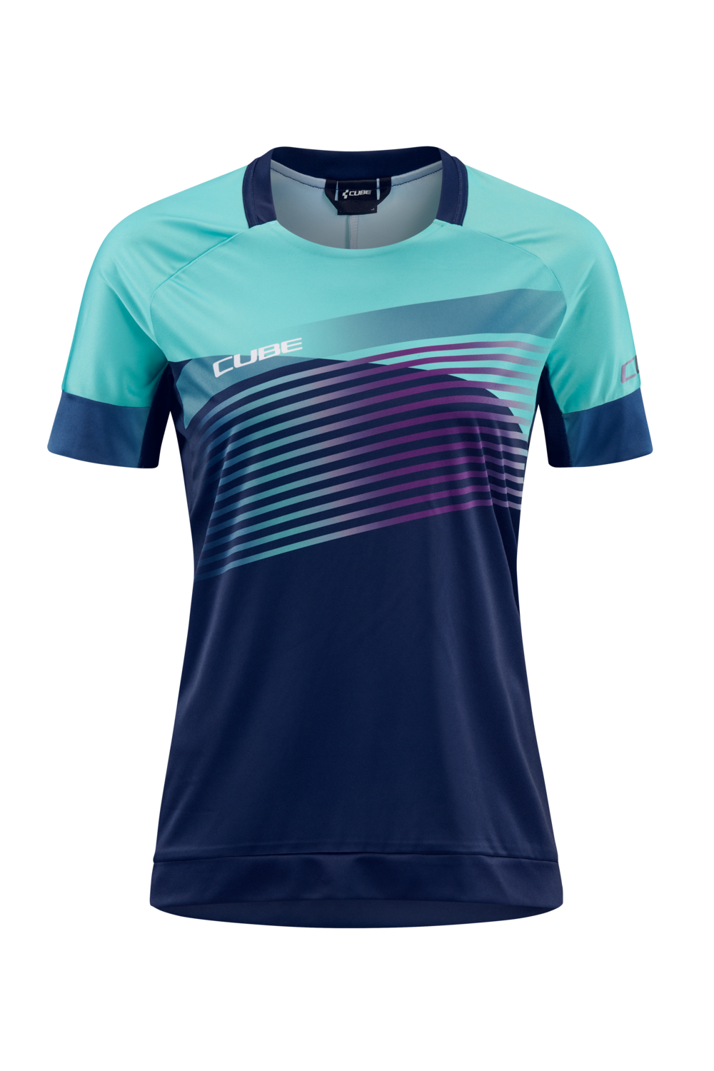 Tricou CUBE Teamline WS Round Neck Jersey S/S Blue Mint