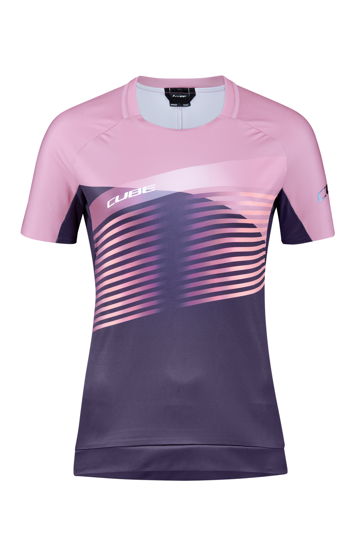 Tricou CUBE Teamline WS Roundneck S/S Violet/Rose