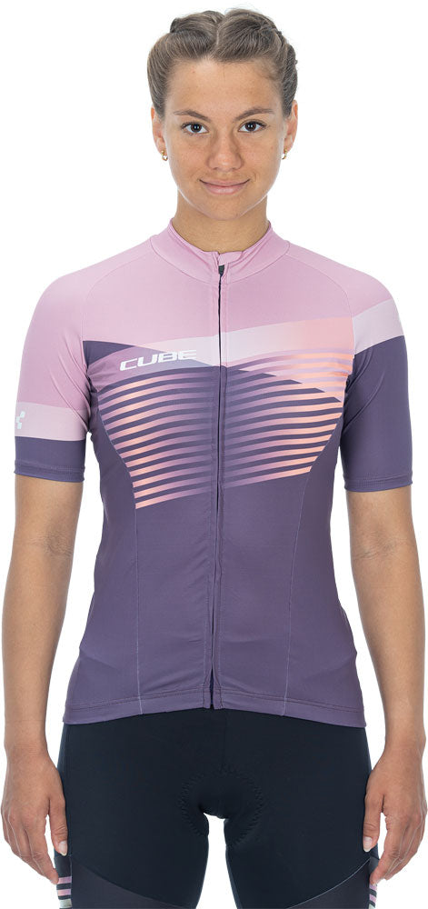Tricou CUBE Teamline WS S/S Violet/Rose