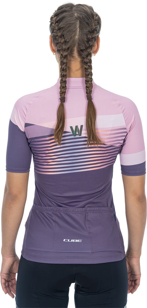 Tricou CUBE Teamline WS S/S Violet/Rose