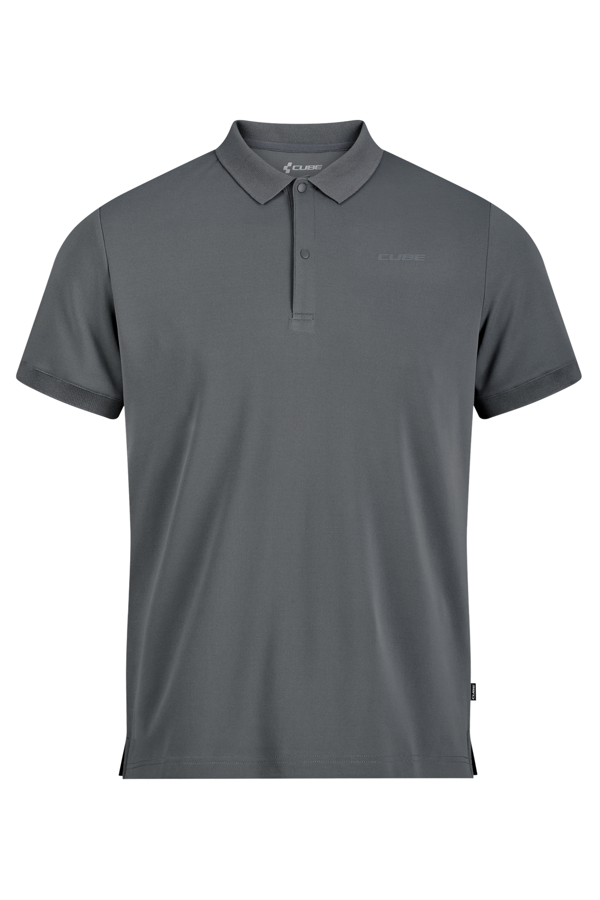 Tricou CUBE Tech Polo Dark Grey