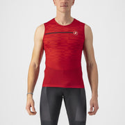 tricou fara maneci pentru antrenamente la interior castelli insider rosu m