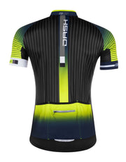 tricou force dash maneci scurte albastru fluo negru m