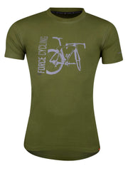 Tricou FORCE FLOW maneci scurte verde S
