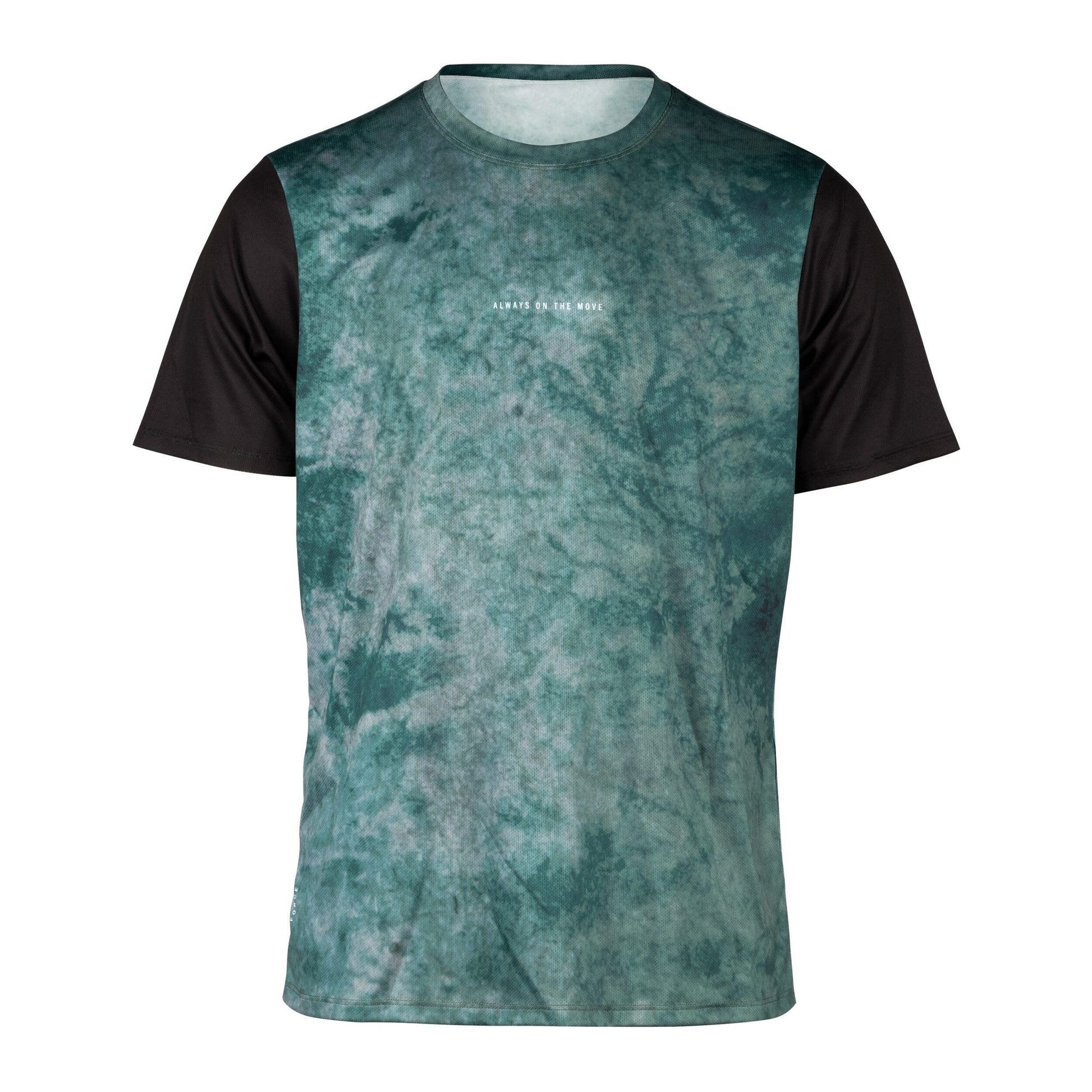 tricou force mtb move maneci scurte verde inchis l scaled