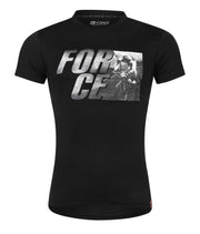 Tricou Force Spirit maneci scurte negru XL