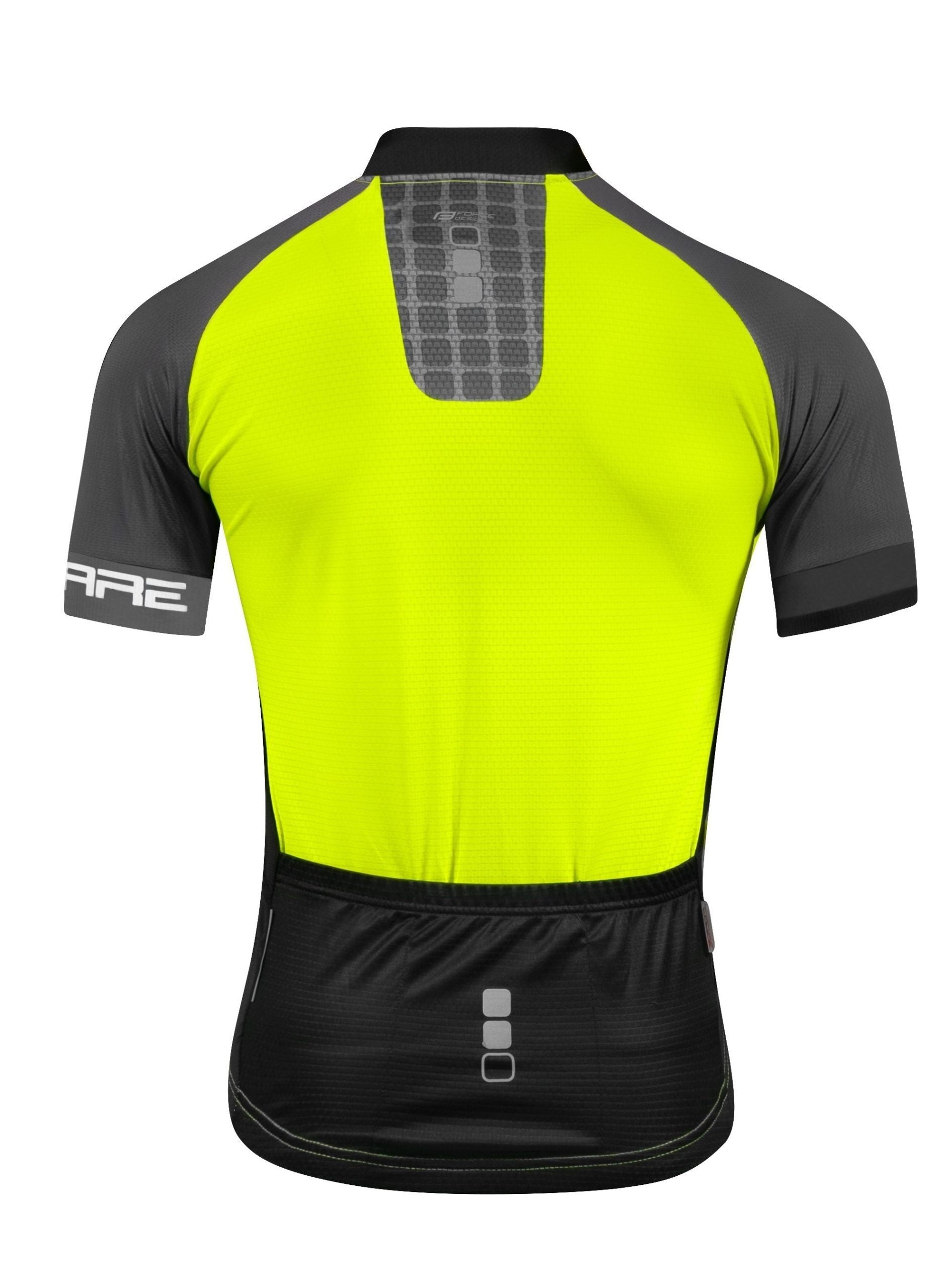 tricou force square maneci scurte fluo gri l scaled