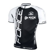 tricou force team maneci scurte negru alb m