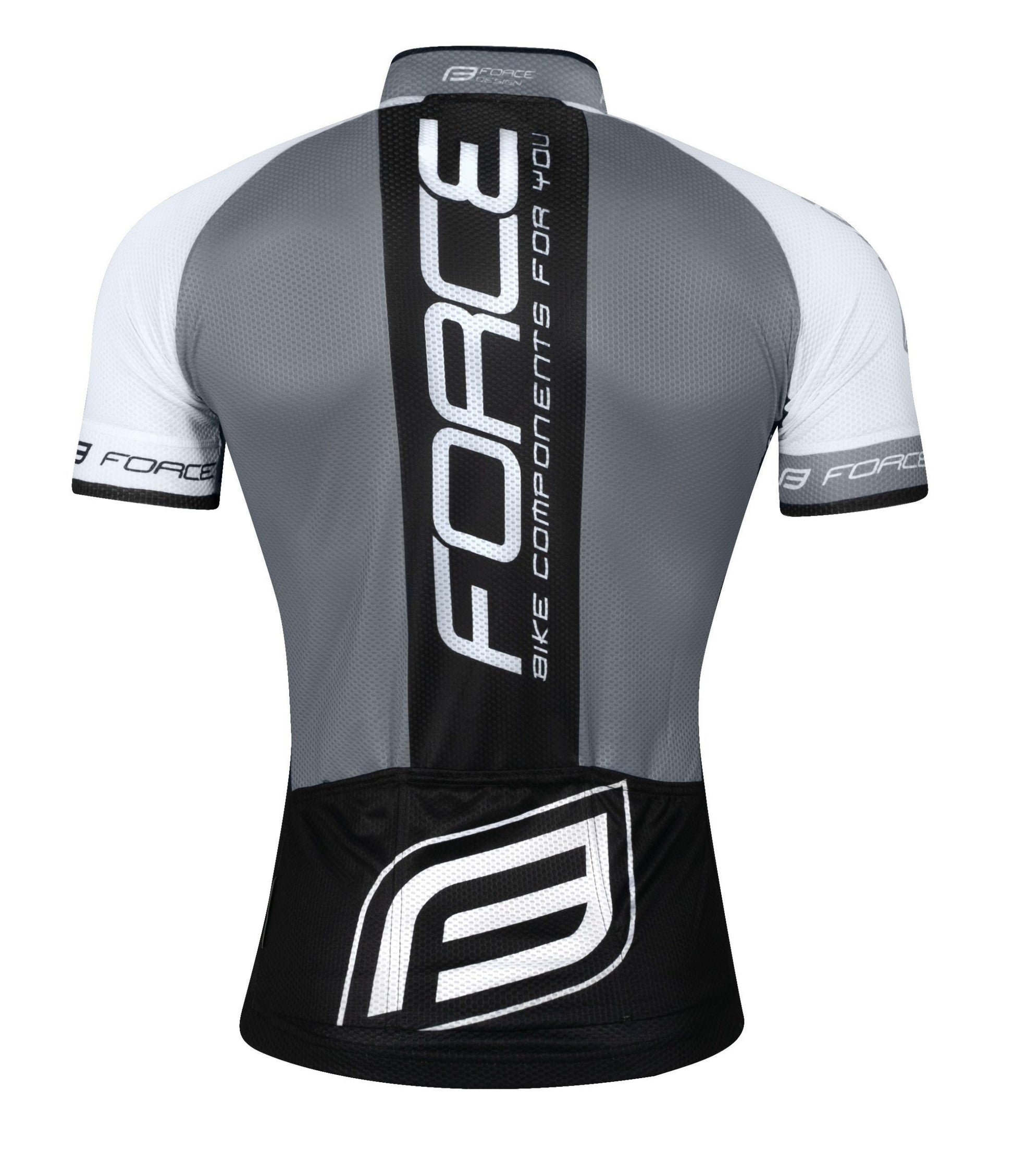 tricou force team18 maneci scurte negru alb s scaled