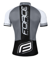 tricou force team18 maneci scurte negru alb xs scaled