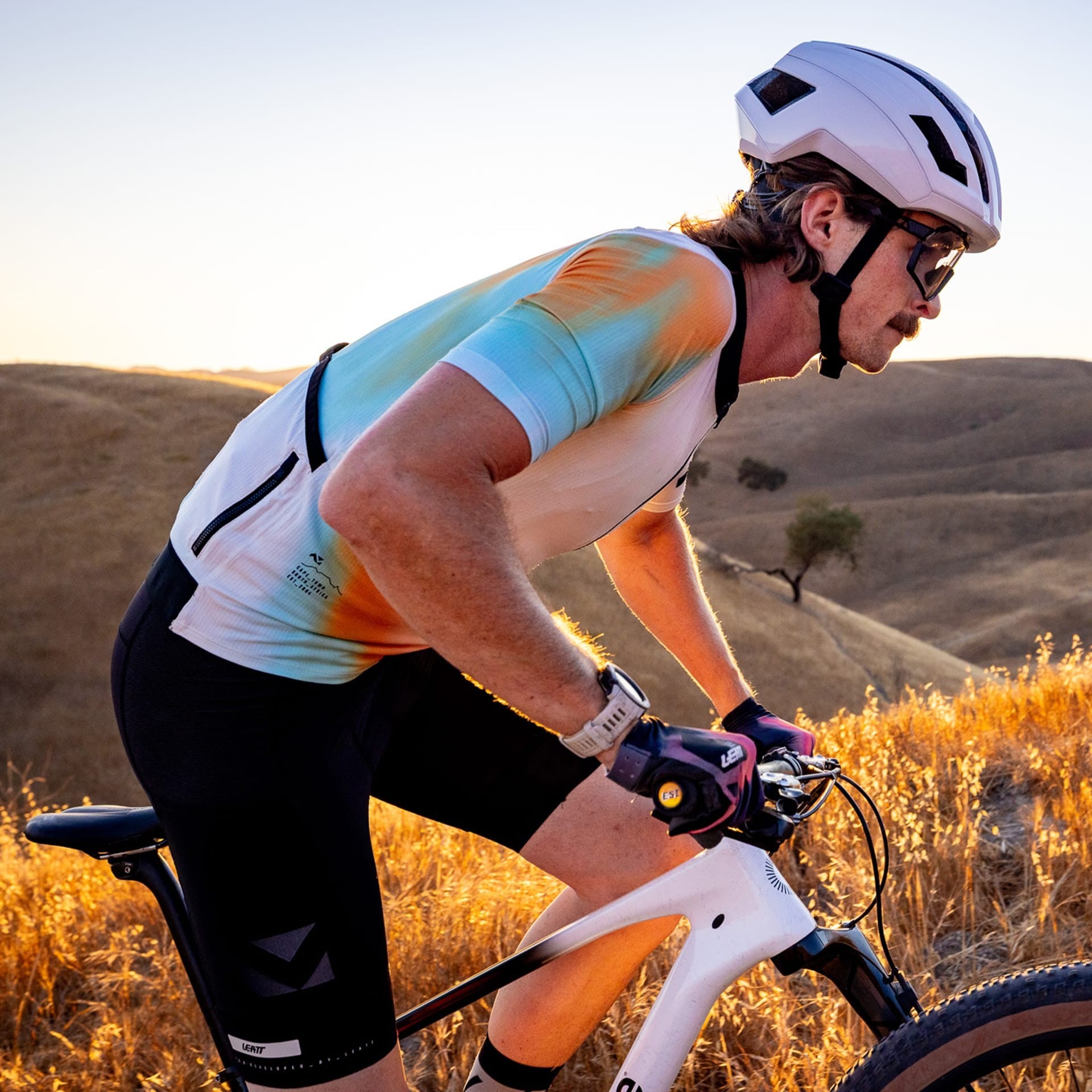 Tricou Leatt MTB Endurance 3.0 Heatmap White XXL