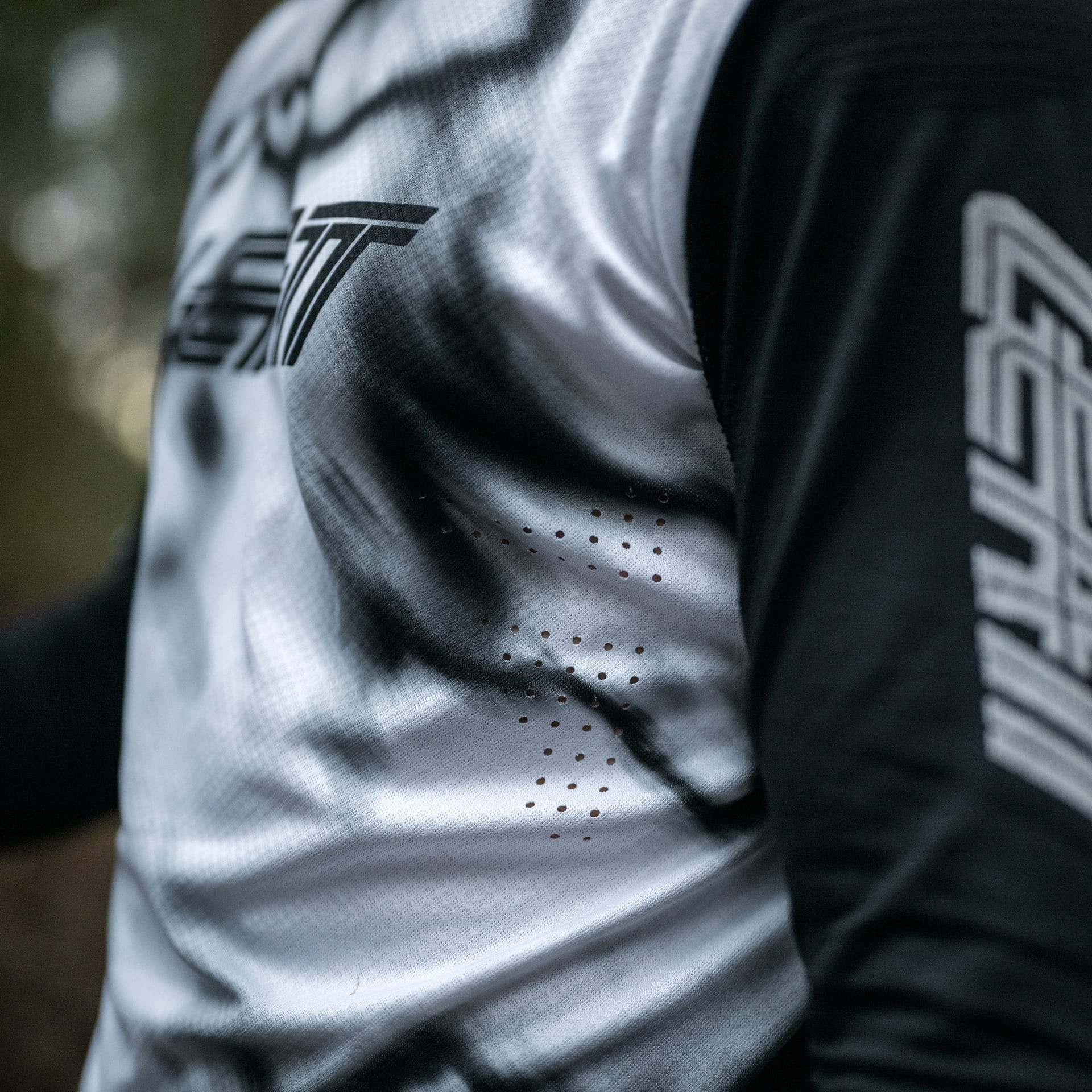 Tricou Leatt MTB Gravity 8.0 Heatmap White S