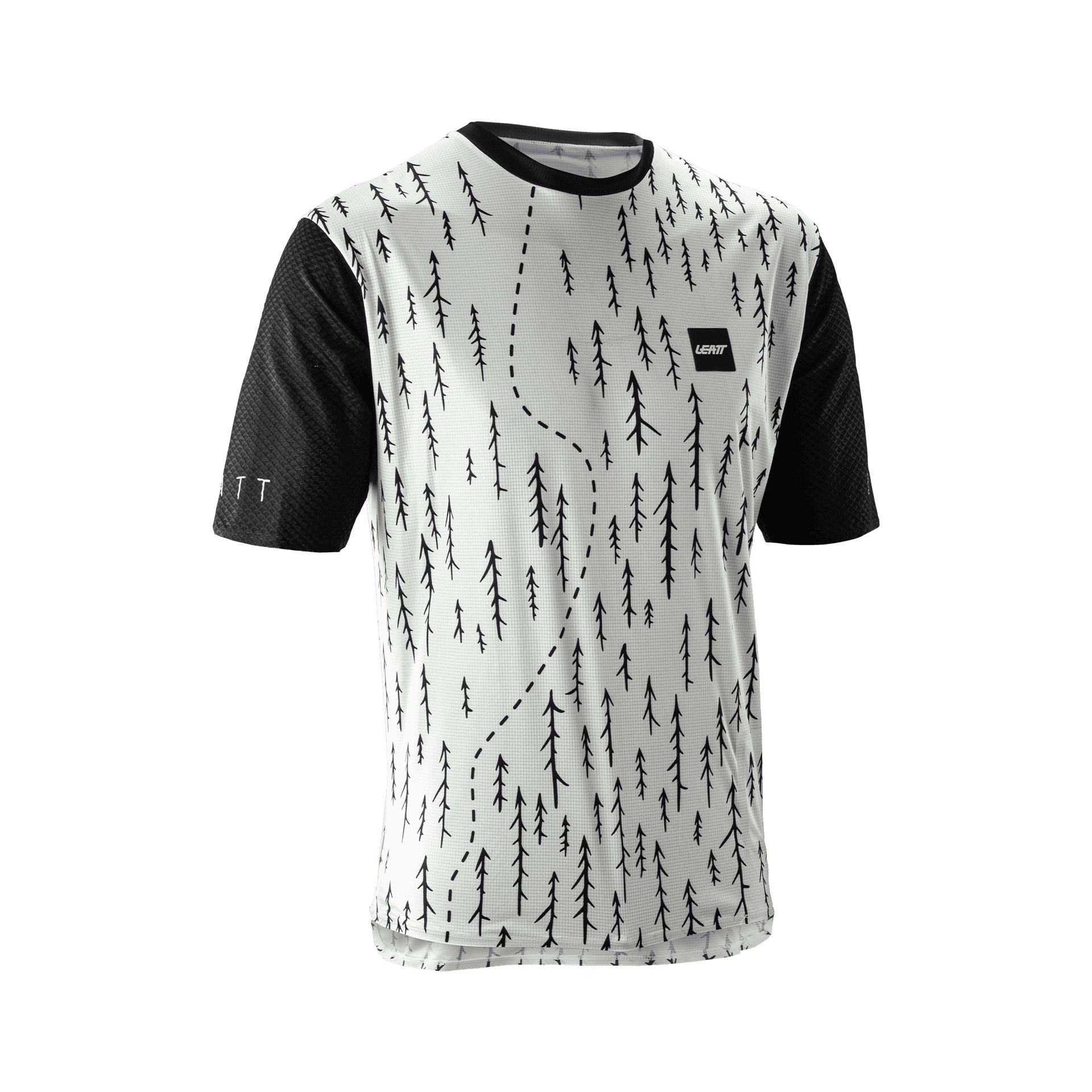 Tricou Leatt MTB Trail 3.0 Trails White L