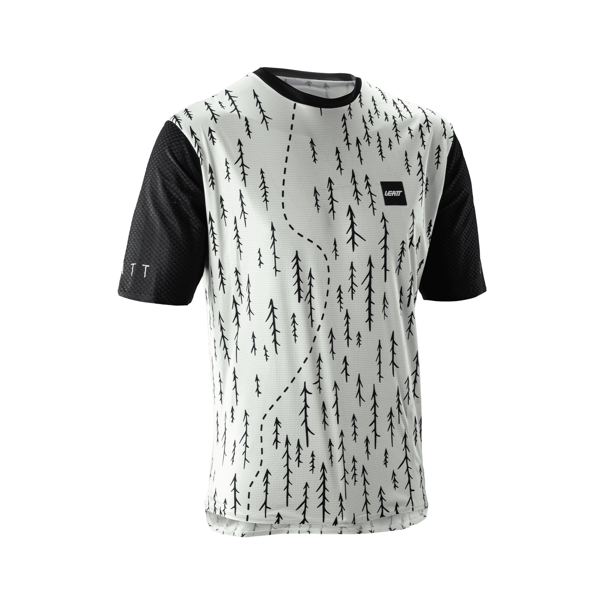 Tricou Leatt MTB Trail 3.0 Trails White XS