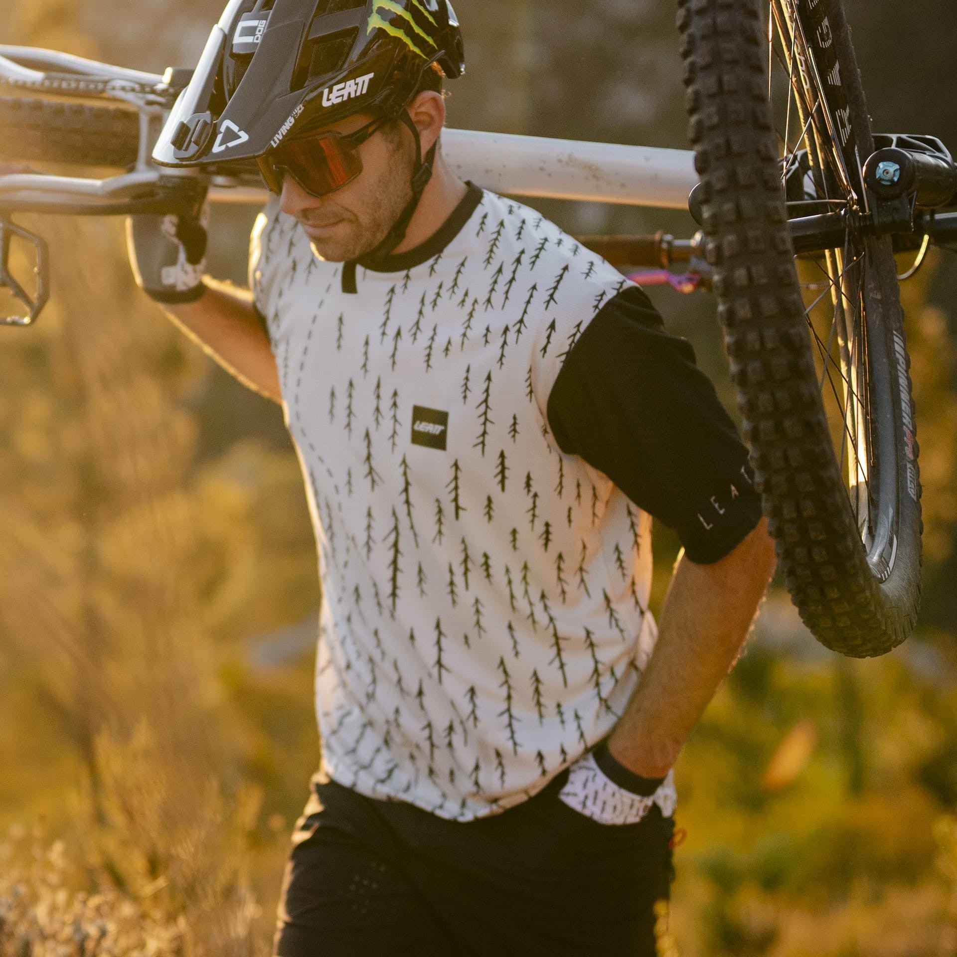 Tricou Leatt MTB Trail 3.0 Trails White XXL