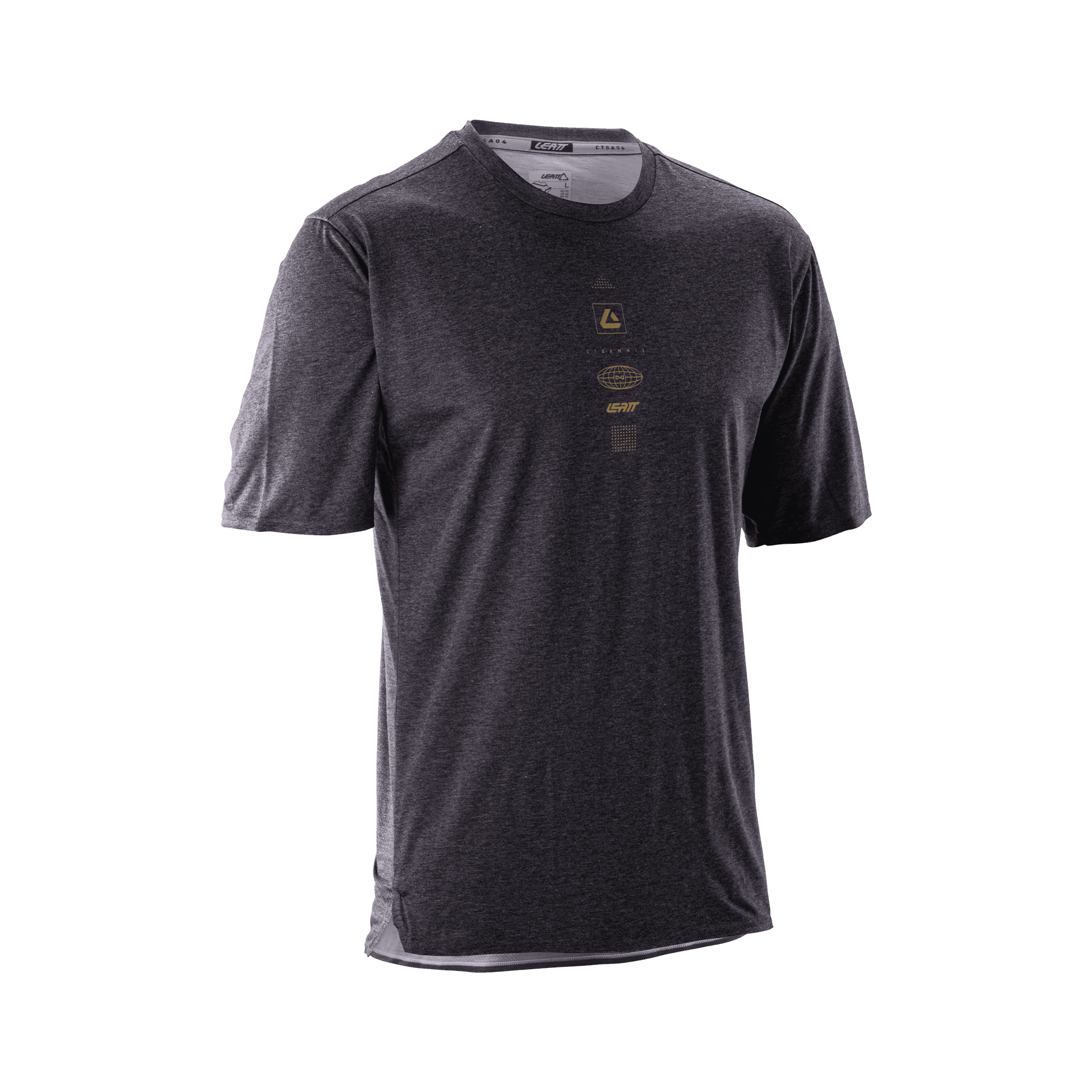 Tricou Leatt MTB Trail 4.0 Ghost Black S
