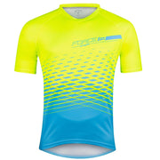 tricou maneca scurta force mtb angle albastru fluo xl