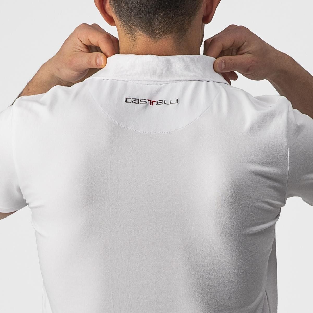 tricou polo castelli race day alb l 3