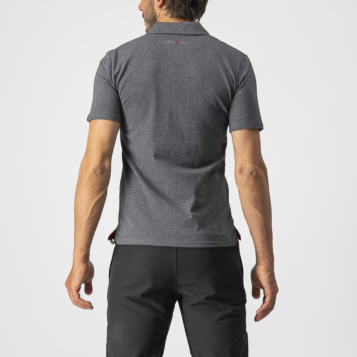 tricou polo castelli race day gri m 1