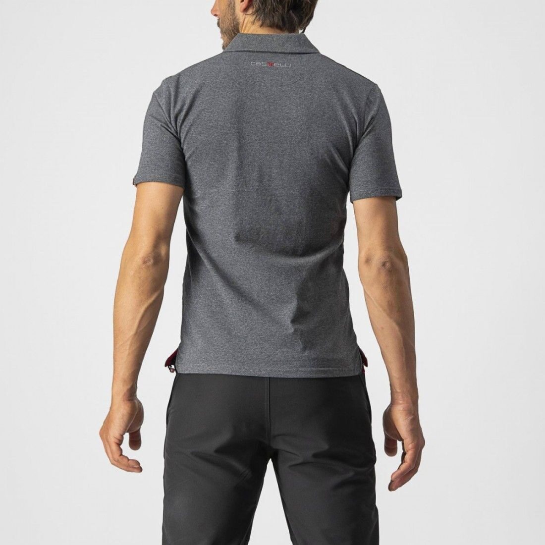 tricou polo castelli race day gri xl 1