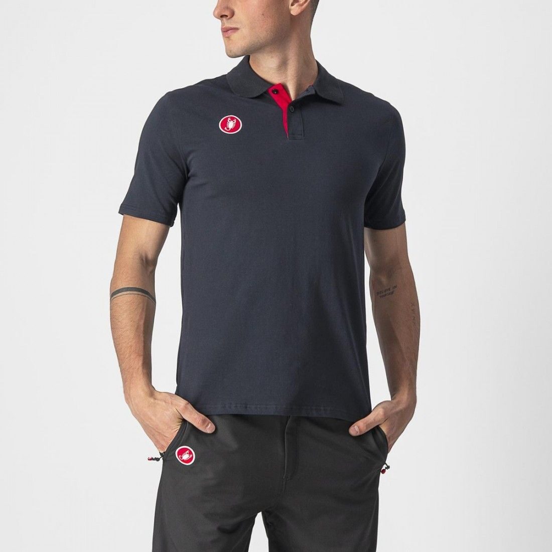 tricou polo castelli race day negru l