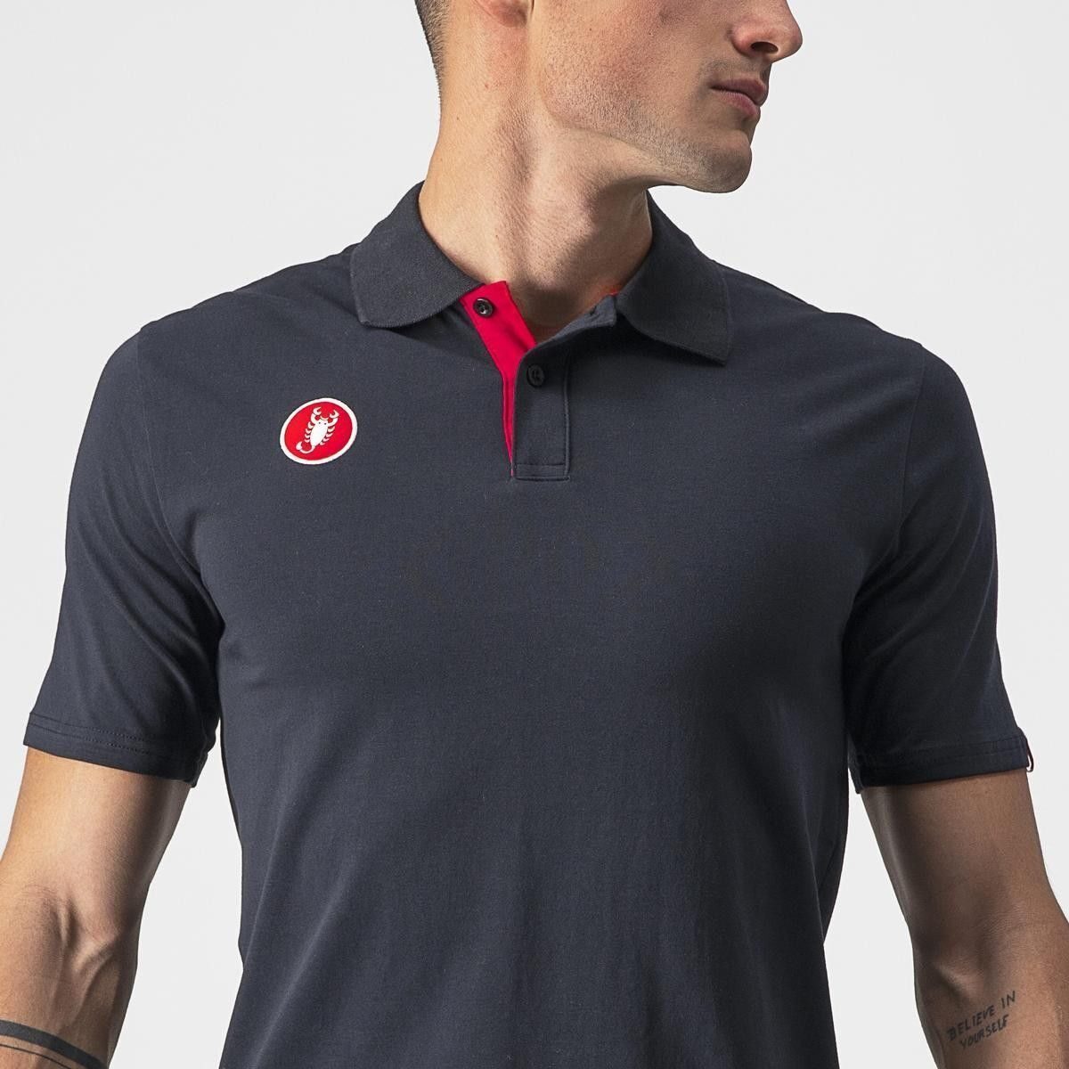 tricou polo castelli race day negru xl 3