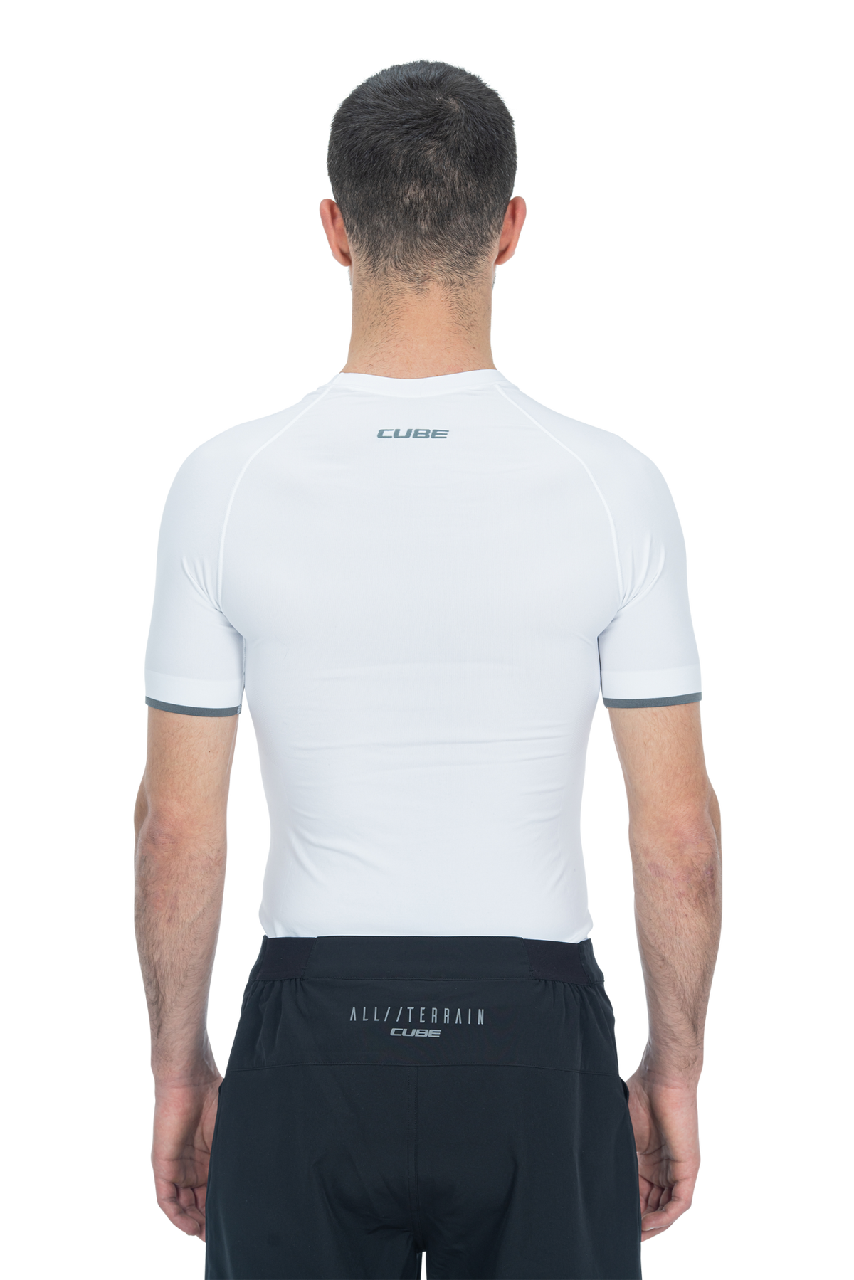 Tricou Under CUBE Baselayer Race BE Cool S/S White