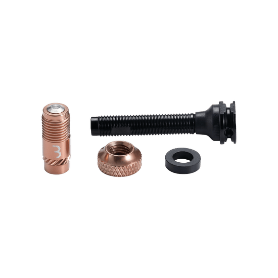 Valve tubeless BBB Valve CoreCap aluminiu copper 40mm set 2 bucati