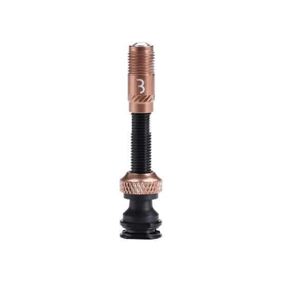 Valve tubeless BBB Valve CoreCap aluminiu copper 40mm set 2 bucati