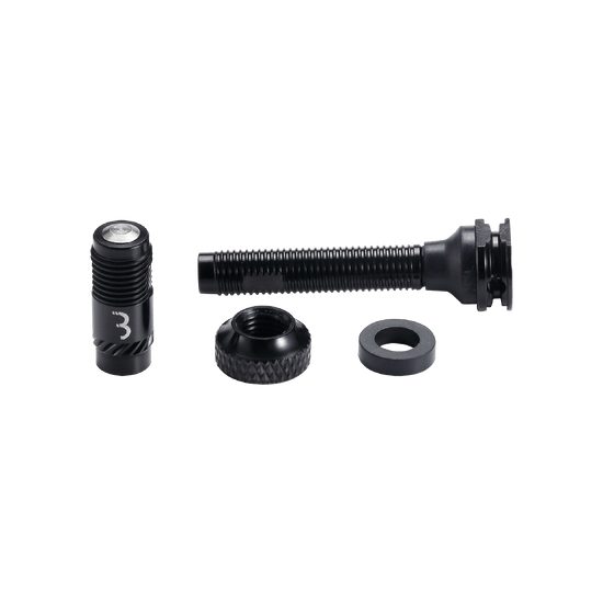Valve tubeless BBB Valve CoreCap aluminiu negru 40mm set 2 bucati