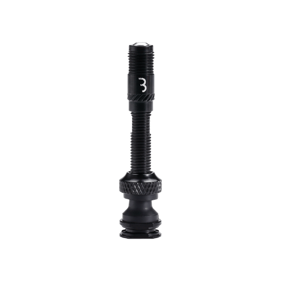 Valve tubeless BBB Valve CoreCap aluminiu negru 40mm set 2 bucati