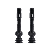 Valve tubeless BBB Valve CoreCap aluminiu negru 40mm set 2 bucati