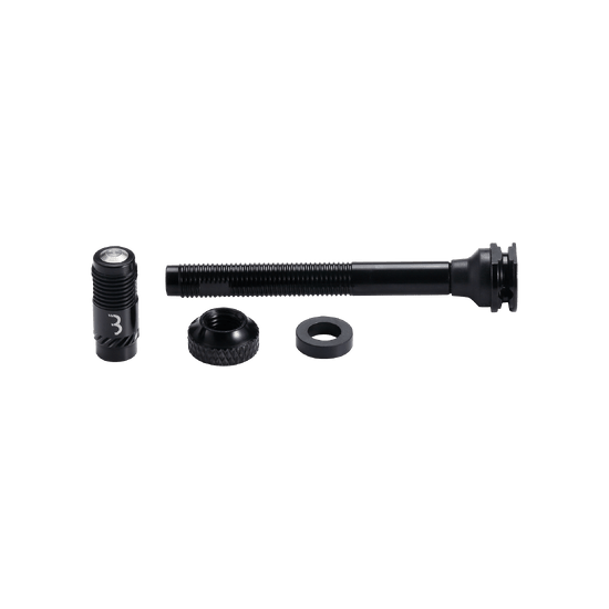 Valve tubeless BBB Valve CoreCap aluminiu negru 60mm set 2 bucati