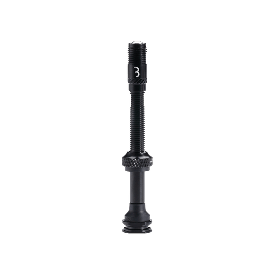 Valve tubeless BBB Valve CoreCap aluminiu negru 60mm set 2 bucati