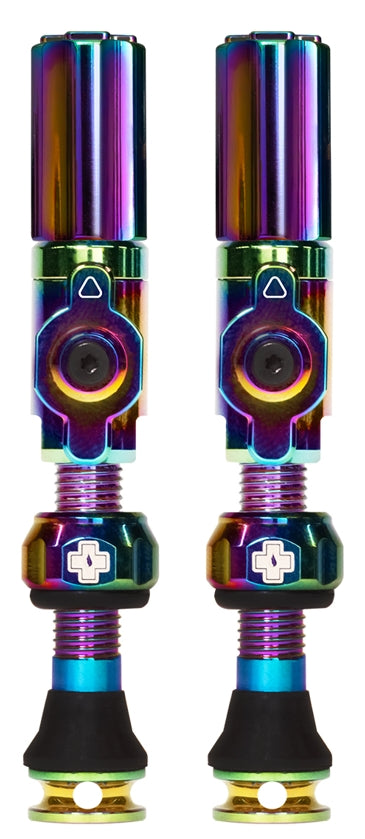 Valve tubeless Muc-Off Tubeless Valves Big Bore Hybrid (Medium) Iridescent