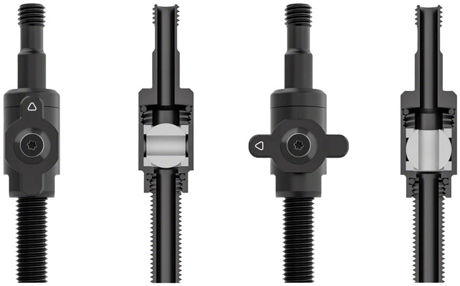 Valve tubeless Muc-Off Tubeless Valves Big Bore Hybrid XLarge Black