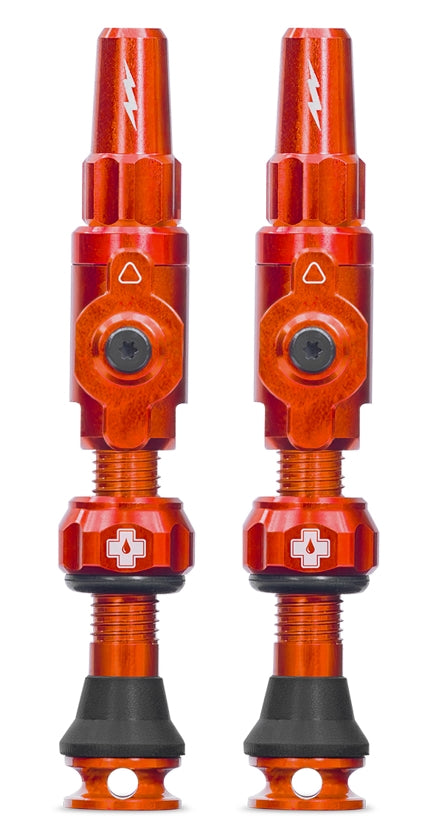 Valve tubeless Muc-Off Tubeless Valves Big Bore Lite (Medium) Orange