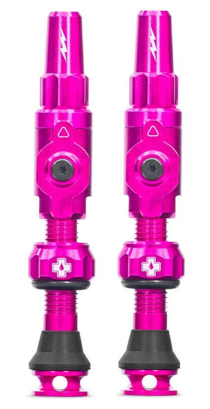 Valve tubeless Muc-Off Tubeless Valves Big Bore Lite (Medium) Pink