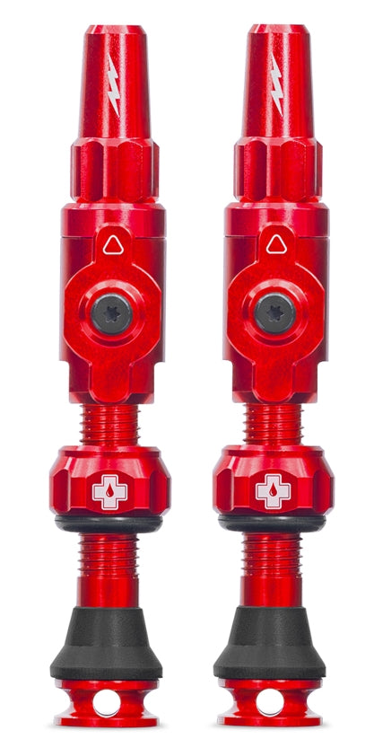 Valve tubeless Muc-Off Tubeless Valves Big Bore Lite (Medium) Red