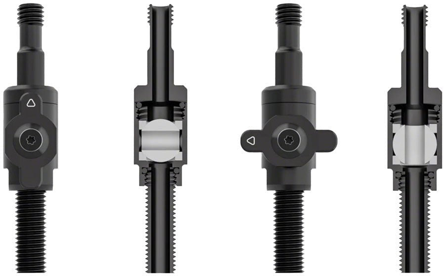 Valve tubeless Muc-Off Tubeless Valves Big Bore Lite (Small) Black