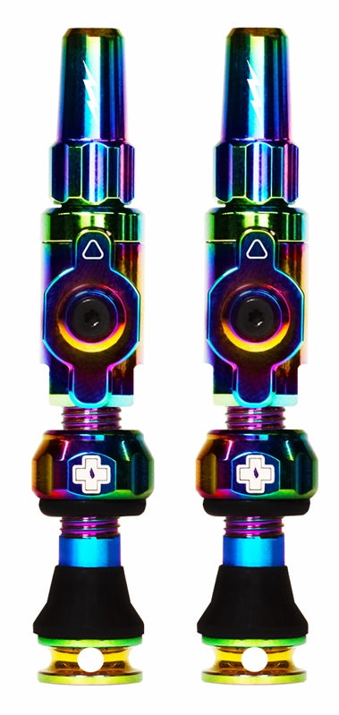 Valve tubeless Muc-Off Tubeless Valves Big Bore Lite (Small) Iridescent