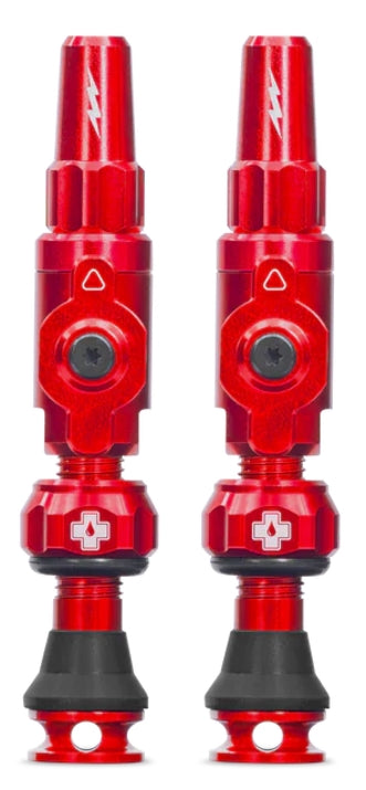 Valve tubeless Muc-Off Tubeless Valves Big Bore Lite (Small) Rosu