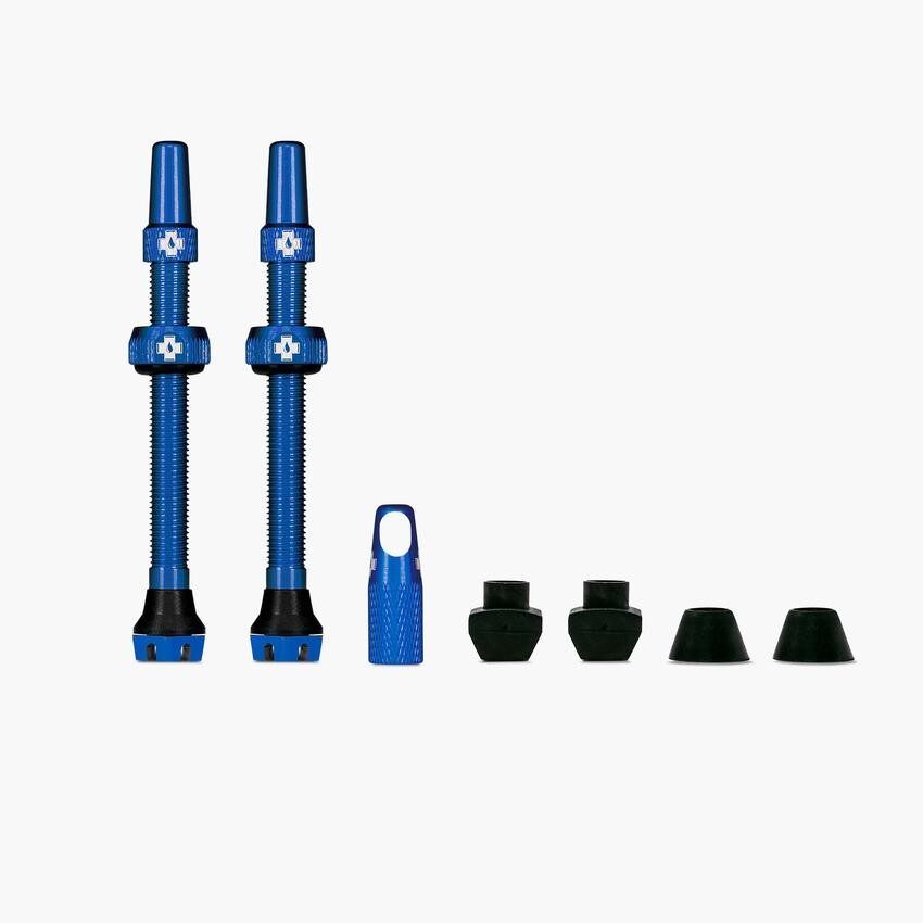 valve tubeless muc off tubeless valves v2 44mm albastre