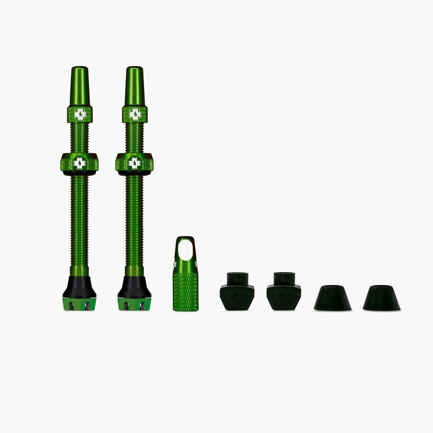 valve tubeless muc off tubeless valves v2 44mm verde