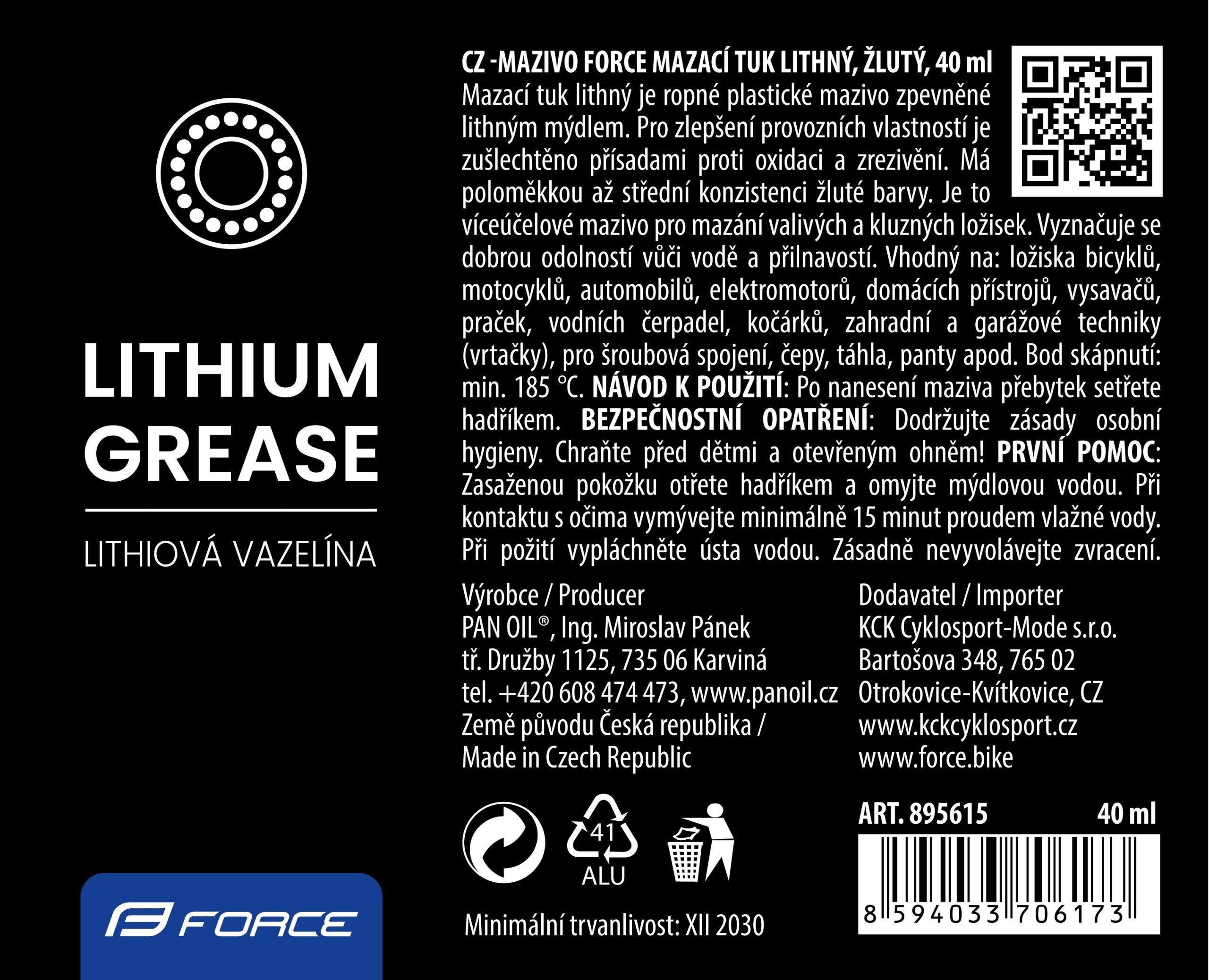 Vaselina Force tub 40 ml.