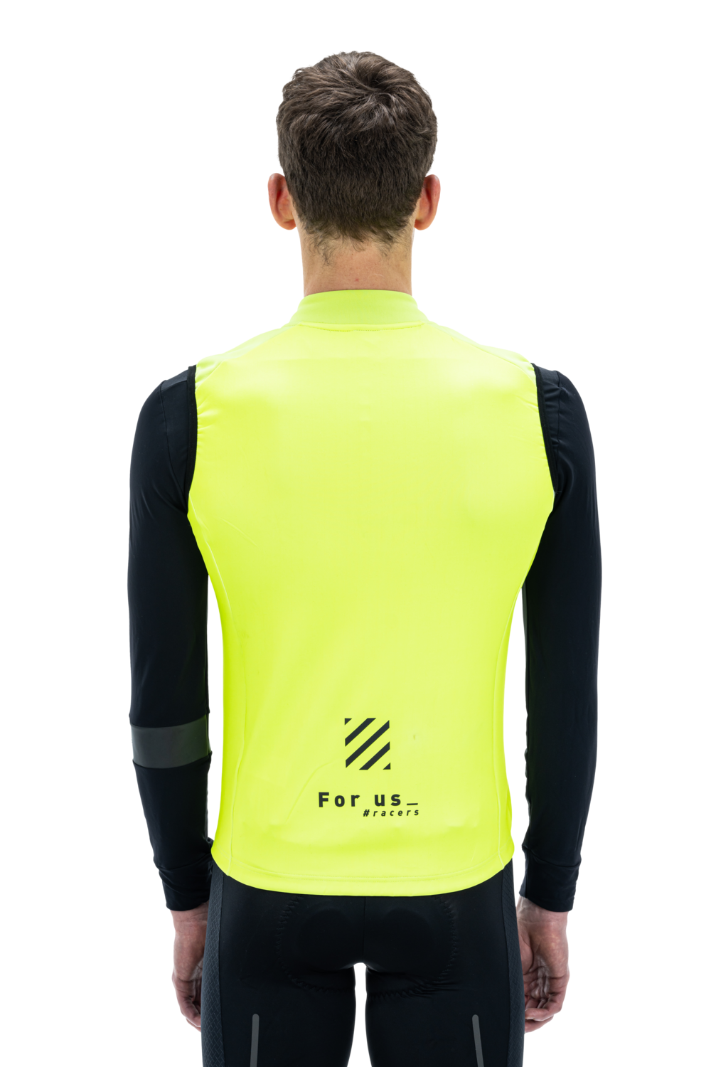 Vesta CUBE Blackline Softshell Gilet Safety Black N Neon Yellow