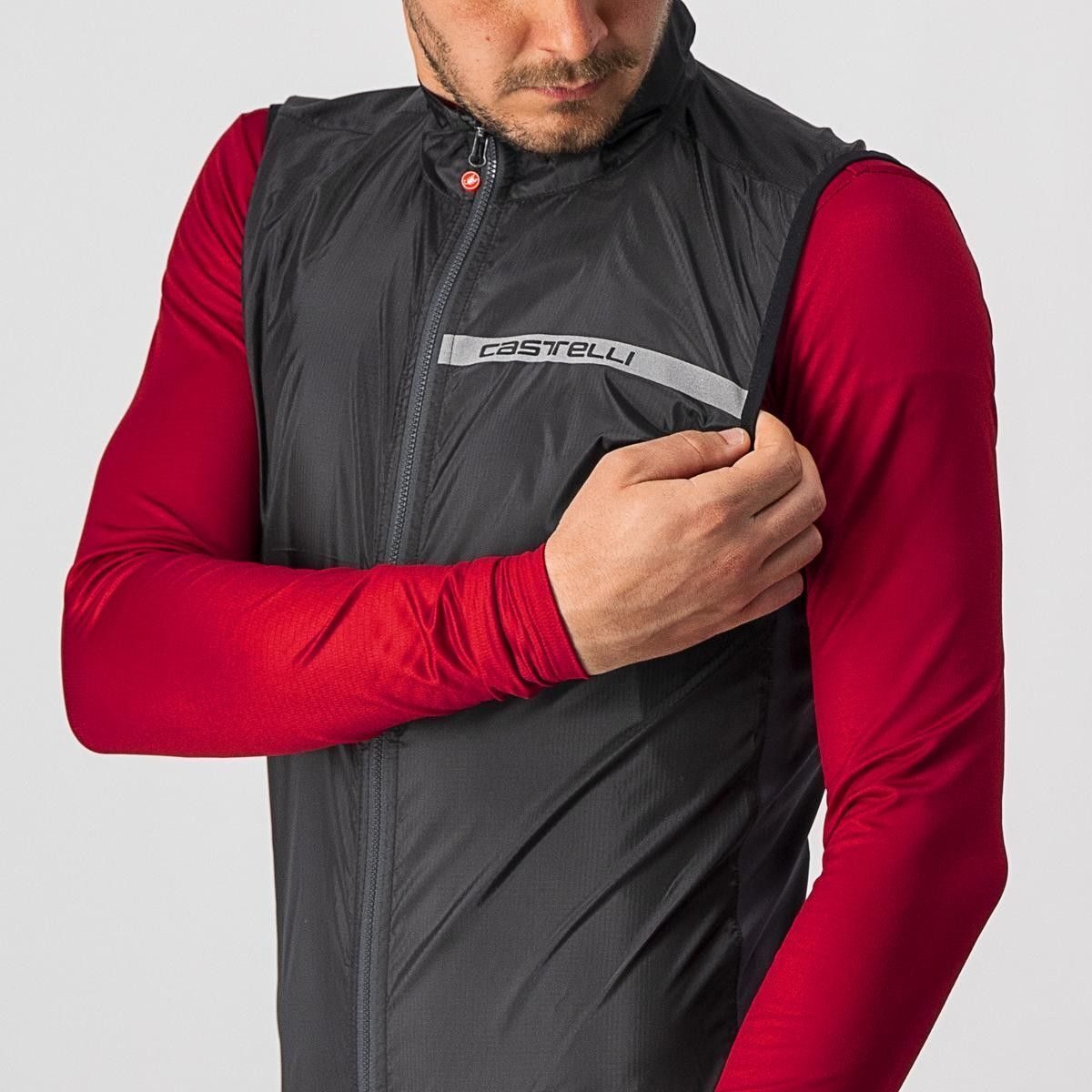 vesta de vant castelli squadra stretch antracit l 3