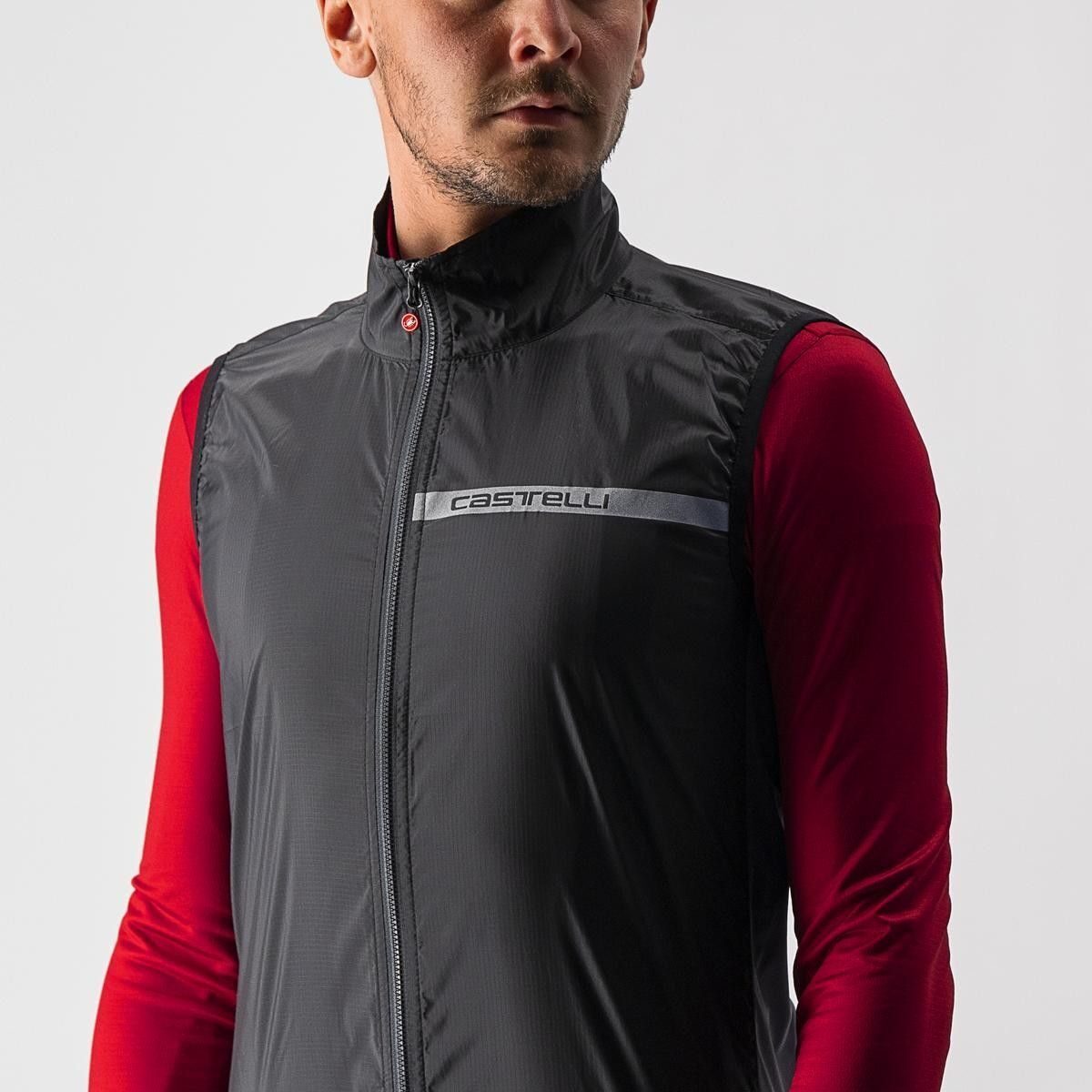 vesta de vant castelli squadra stretch antracit l 4